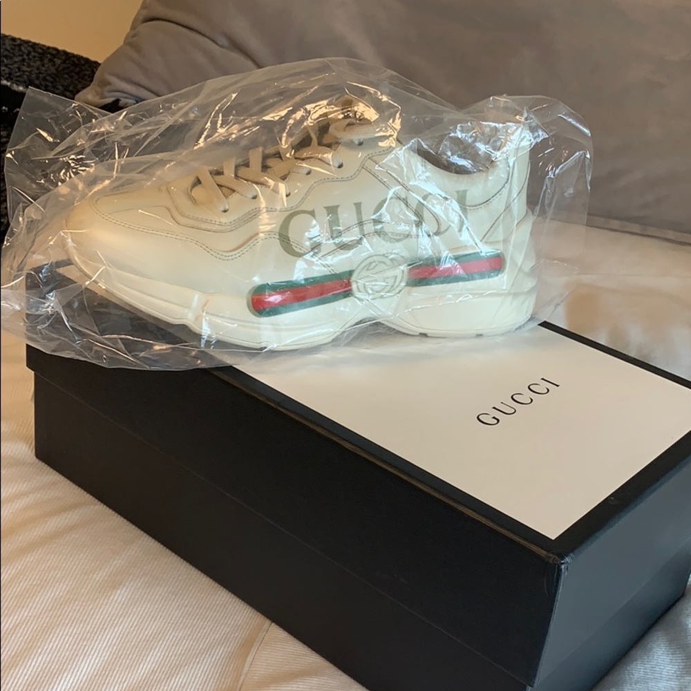 Gucci Rhyton Logo Sneakers